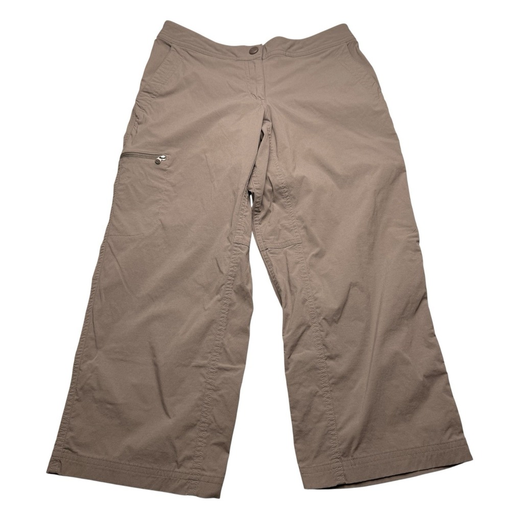 L.L.Bean Women's Capri Pants Size 4 Regular Brown Comfort Trail Cropped